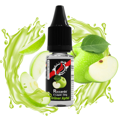 Riccardo E-Liquid Gr ner Apfel - 10 ml