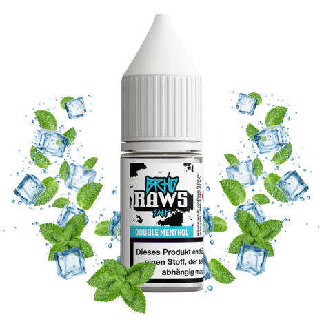 Barehead - RAWS - Double Menthol - 10 ml Hybrid-Nikotinsalz Liquid