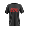 Bang Juice T-Shirt Red Print Caution Stripe Merchandise