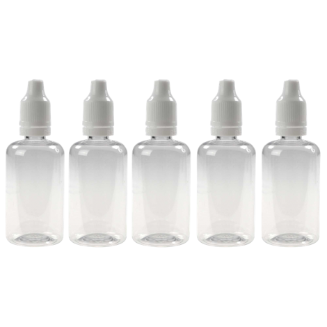 Riccardo  PET Flasche klar - 5 St ck - 50 ml