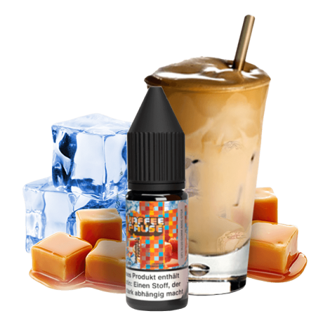 Kaffeepause by Steamshots - Karamell Frapp  Ice - 10 ml Nikotinsalz Liquid