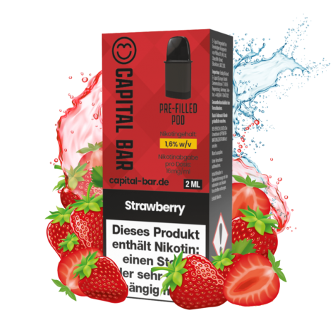 Capital BAR - Strawberry Pod - 1er Pack